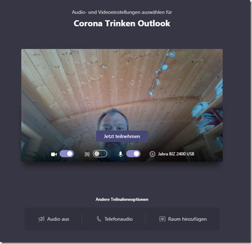 Mein erstes virtuelles Meeting mit Microsoft Teams