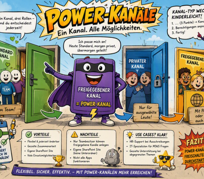 Freigegebene Kanäle – die neuen POWER-Kanäle